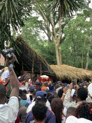 Arugba at Osun Oshogbo Festival