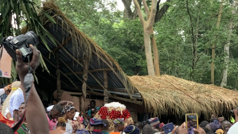 Arugba at Osun Oshogbo Festival