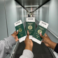 nigerian passport holders about to board a plane