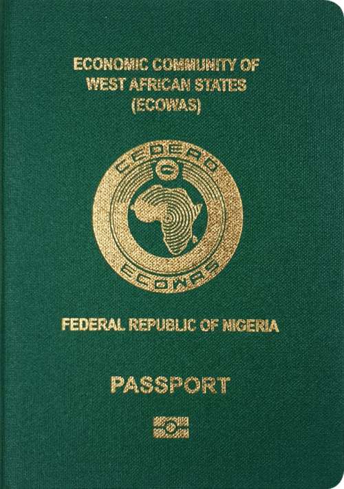 Image of Nigerian ECOWAS Passport