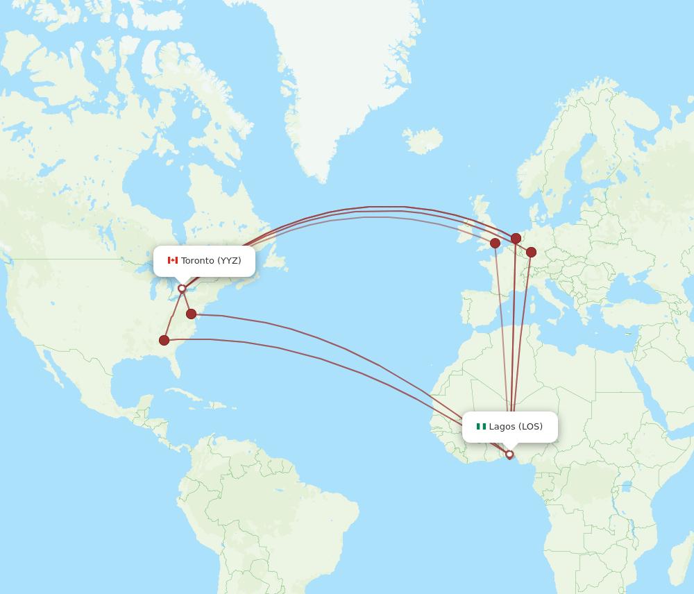 How Much Is a Flight from Nigeria to Canada? (2026 Prices) 1 nigeria to canada route